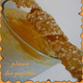 Creme_de_riz_a_l_orangeC Crème de riz à l'orange, croustillant au sésame (Bepop)