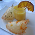 Creme_et_compotee_d_orange_aniseesC Crème et compotée d'orange anisées, craquant au fenouil (Dominique)