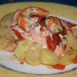 Duo_de_saumon_et_crevettes_en_papillote Duo_de_saumon_et_crevettes_en_papillote