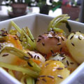 Mini-Navets glacés et confits à l\'orange aux graines de Carvi rôties (Lili63) Mini-Navets glacés et confits à l\'orange aux graines de Carvi rôties (Lili63)