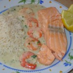 Paves_de_saumon_sauce_aux_crevettes_et_fenouil Paves_de_saumon_sauce_aux_crevettes_et_fenouil