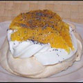 Pavlova_orange_pavotC Pavlova orange-pavot en sauce d'érable (Marie)