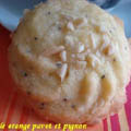 Sables_orange_pavot_et_pignonC Sablés orange pavot et pignon (Khala)