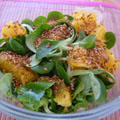 Salade_orange_sesameC Salade à l'orange et au sésame (Florence)