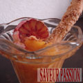 Soupe_tiede_a_l_orangeC Soupe tièdes d'oranges aux épices, gressin sucré au sésame (Nathalie)