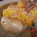 Tajine_de_poulet_aux_oranges_caramelisees_et_sesameC Tajine de poulet aux oranges caramélisées et sésame (Rajae)