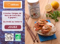 Jeu concours : gagnez 5 bouteilles d’Huile vierge de Noix de Coco Bio La Tourangelle