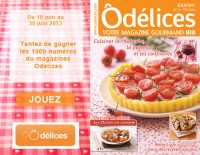 Jeu concours : gagnez 1000 magazines Odelices n°12 Eté 2013