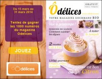 Jeu concours : gagnez 1000 magazines Odelices n°15 Printemps 2014