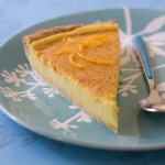 Photo de la recette : Flan orange et lait de coco