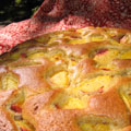 Gateau_au_yaourt_de_soja_et_pechesC Gâteau au yaourt de soja et pêches (Agnès)