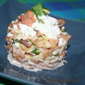Timbale_de_soba_aux_girolles_et_fetaC Timbale de soba aux girolles et feta (Sophie)