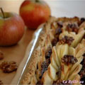tarte_pommes_figues_sur_fond_de_noixC Tarte pommes-figues sur fond de noix
