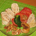 wrap_chevre_figues_noixC Wrap chèvre figues noix