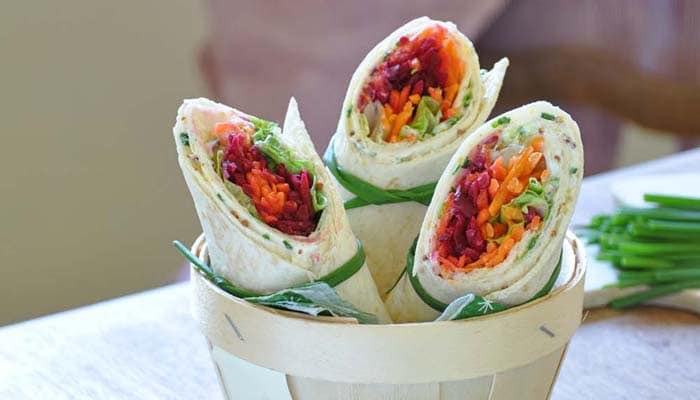 Wrap de légumes