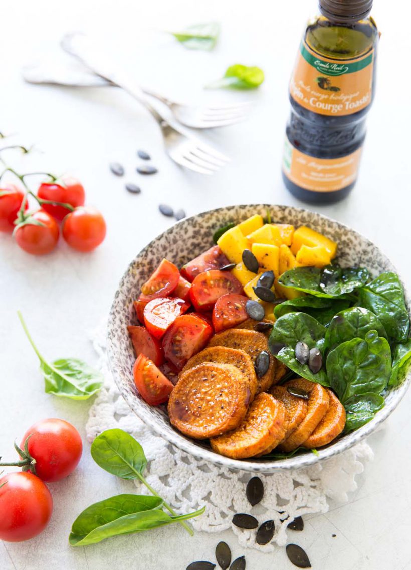 Photo de la recette : Buddha bowl aux patates douces