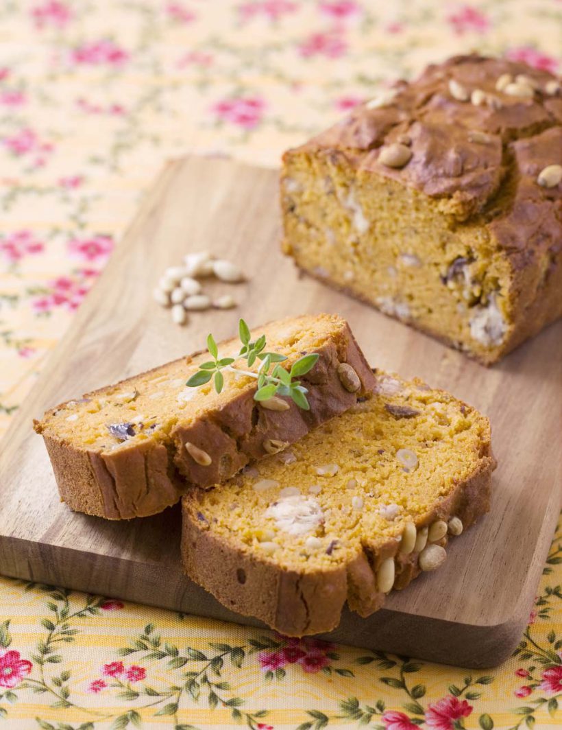 Photo de la recette : Cake aux sardines, tomates et thym