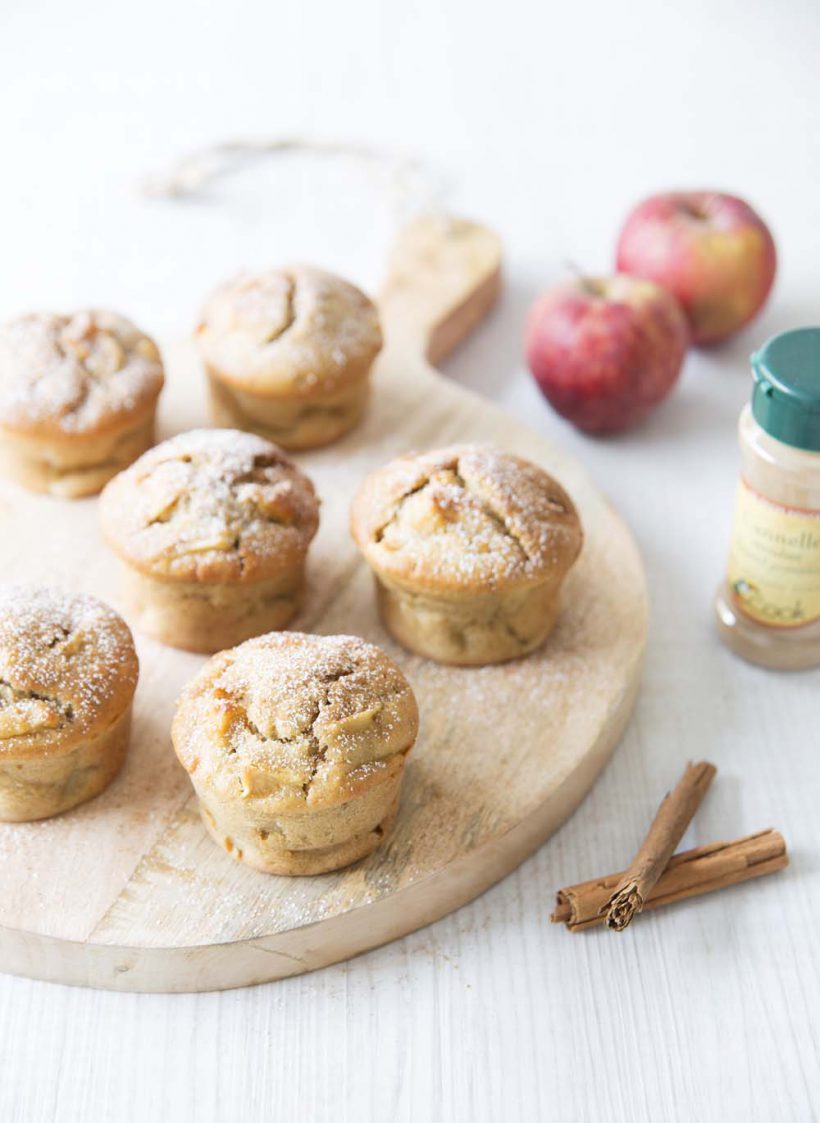 Photo de la recette : Muffins pommes cannelle