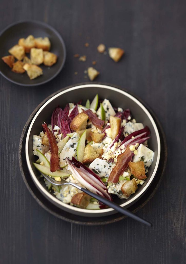Photo de la recette : Salade d’endives au bleu de bresse
