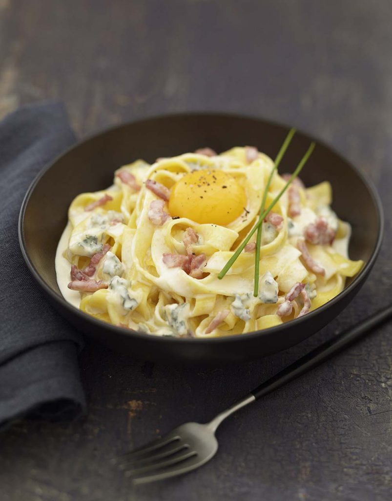 Photo de la recette : Tagliatelles gourmandes façon bressane